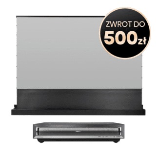 Hisense PX3 Laser Cinema 2800 ANSI projektor + Suprema Libra Electro ALR Lite 120 cali ekran elektryczny (komplet)