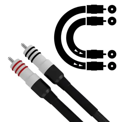 Chord Company Signature Tuned ARAY kabel interkonekt 2RCA na 2RCA (1 m) - obrazek 2