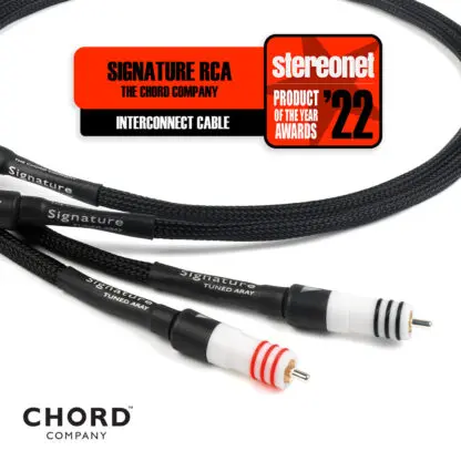Chord Company Signature Tuned ARAY kabel interkonekt 2RCA na 2RCA (1 m) - obrazek 3