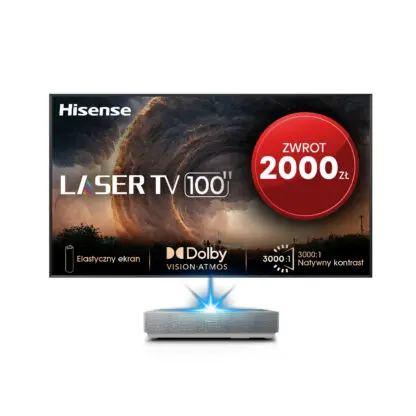 Hisense Laser TV 100L5ND 4K 100 cali 2700 ANSI