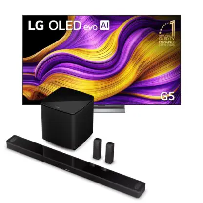 LG OLED77G54LW telewizor Primary RGB Tandem OLED 4K + Bose Smart Ultra soundbar + Bass Module 700 subwoofer + Surround Speakers 700 głośniki (komplet)