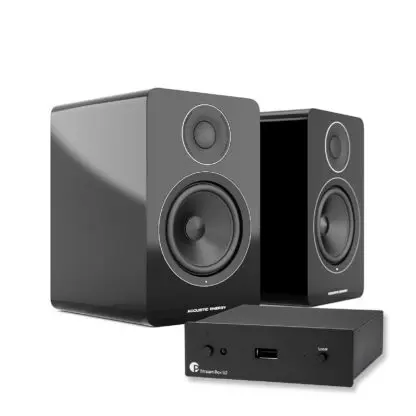 Acoustic Energy AE1 Active głośniki aktywne + Pro-Ject Stream Box S2 streamer (komplet) - obrazek 2