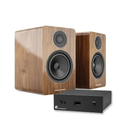 Acoustic Energy AE1 Active głośniki aktywne + Pro-Ject Stream Box S2 streamer (komplet)