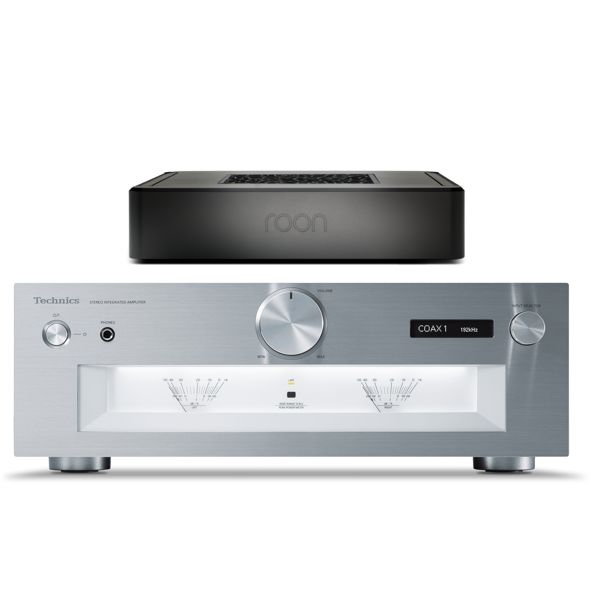 Technics SU-G700M2 zintegrowany wzmacniacz stereofoniczny + Roon Nucleus One serwer audio bez dysku (komplet)