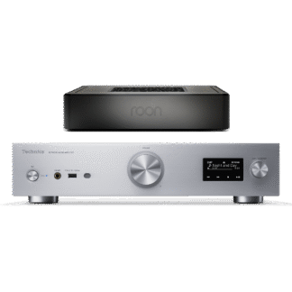 Technics SU-GX70 wzmacniacz sieciowy HDMI/MQA + Roon Nucleus One serwer audio bez dysku (komplet)