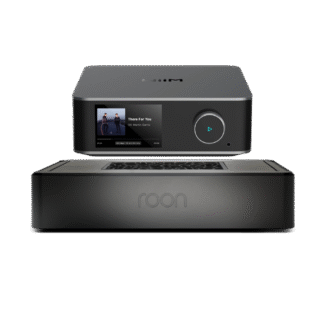 WiiM Ultra odtwarzacz sieciowy z przedwzmacniaczem + Roon Nucleus One serwer audio bez dysku (komplet)