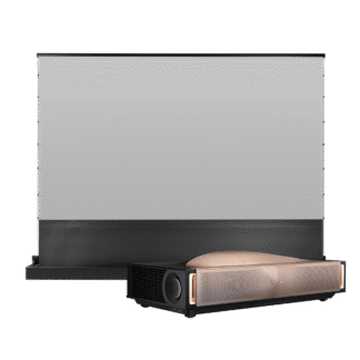 Hisense L9Q Laser Cinema TriChroma 4K 200 cali 5000 ANSI Devialet + Suprema Libra Electro ALR Lite 120 cali ekran elektryczny (komplet)