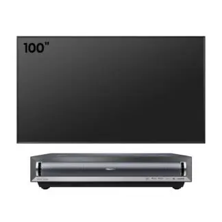 Hisense PX3-PRO Laser Cinema 3000 ANSI projektor + DLT100-B1 ekran ALR 100 cali (komplet)