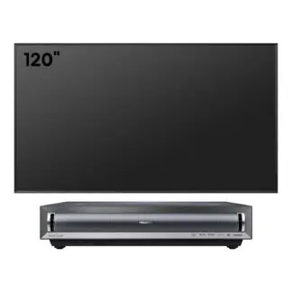 Hisense PX3 Laser Cinema 2800 ANSI projektor + DLT120-B1 ekran ALR 120 cali (komplet)