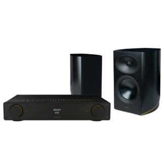 Arcam RADIA A25+ wzmacniacz zintegrowany + 2x RADIA R25 kolumny podstawkowe (komplet)