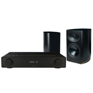 Arcam RADIA A5+ wzmacniacz zintegrowany + 2x RADIA R15 kolumny podstawkowe (komplet)
