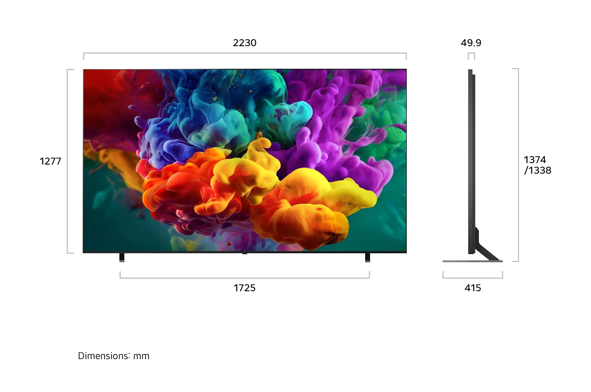 LG 100QNED87B6 QNED evo Mini LED 4K Smart TV 144 Hz webOS telewizor 100 cali (2026) - obrazek 3
