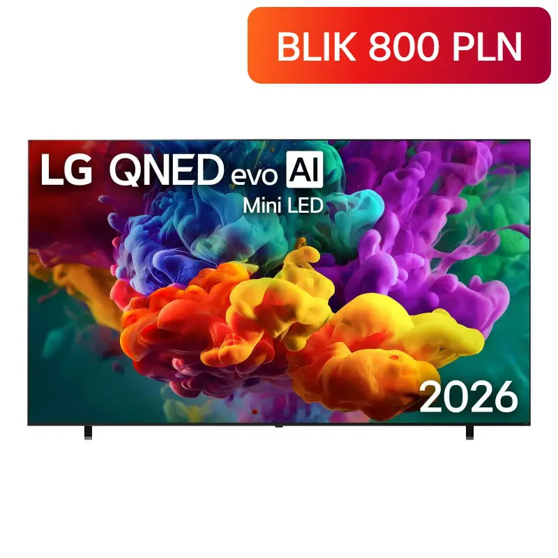 LG 100QNED87B6 QNED evo Mini LED 4K Smart TV 144 Hz webOS telewizor 100 cali (2026)