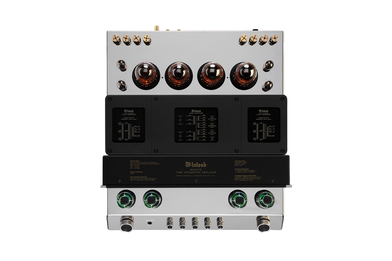 McIntosh MA2375 2-kanałowy lampowy wzmacniacz zintegrowany - obrazek 6