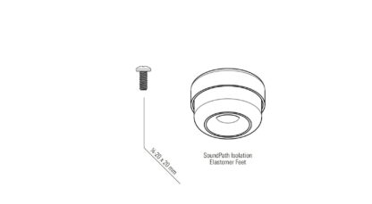SVS Soundpath SUB ISOLATION SYSTEM 4 nóżki antywibracyjne - obrazek 6
